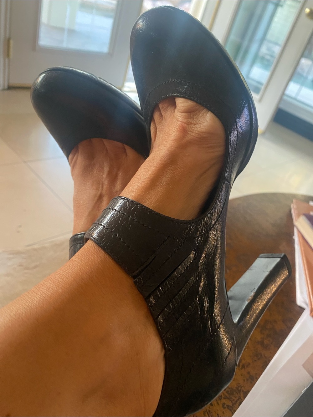 Prada black Mary Jane’s 39